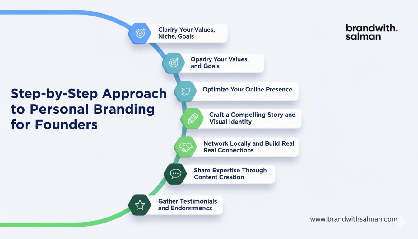 Step-by-Step Approach to Personal Branding for Founders